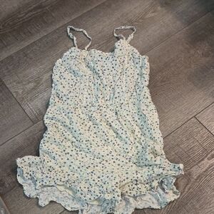 Art Class Floral Patterned romper